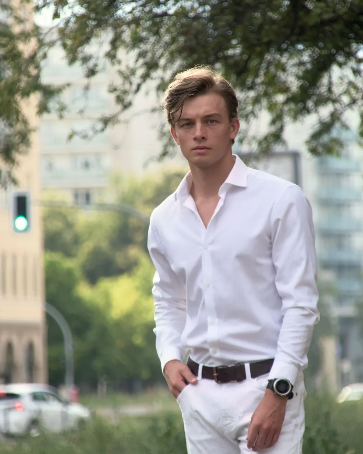 Slim Fit Poplin Gömlek